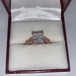Rose gold ring
